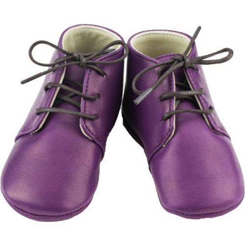 Leather Gaby Boots, Purple
