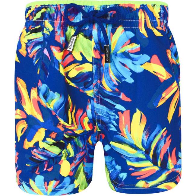 Amazonic Boys Swim Trunks, Blue - Swim Trunks - 1