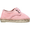 Lace-up Espadrille, Pink - Espadrilles - 1 - thumbnail