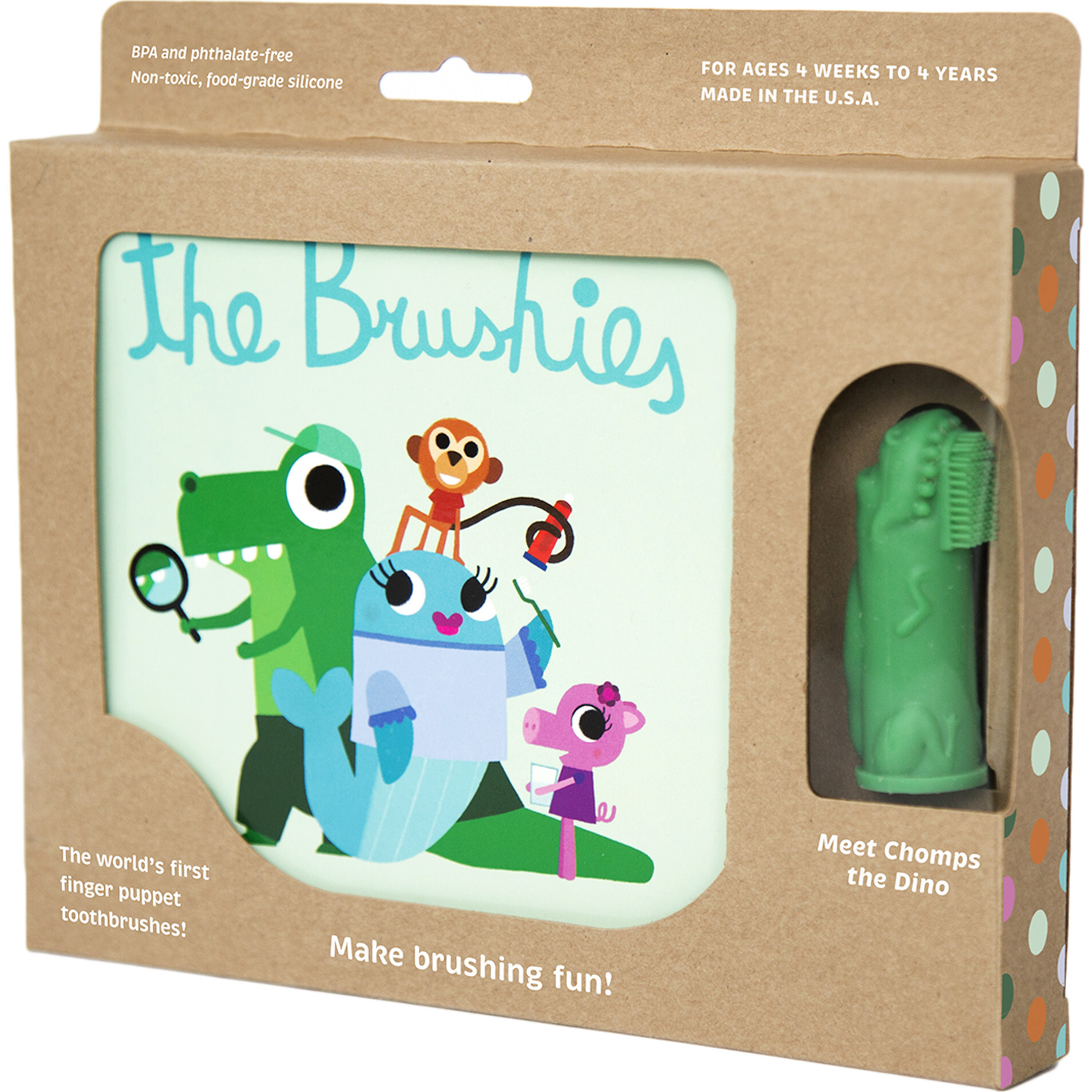 Chomps the Dino Toothbrush with Book - Toothbrushes & Toothpastes - 1