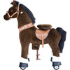 Dark Brown Horse with White Hoof, Medium 2019 - Ride-On - 2
