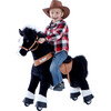 Black Horse with White Hoof, Medium - Ride-On - 3