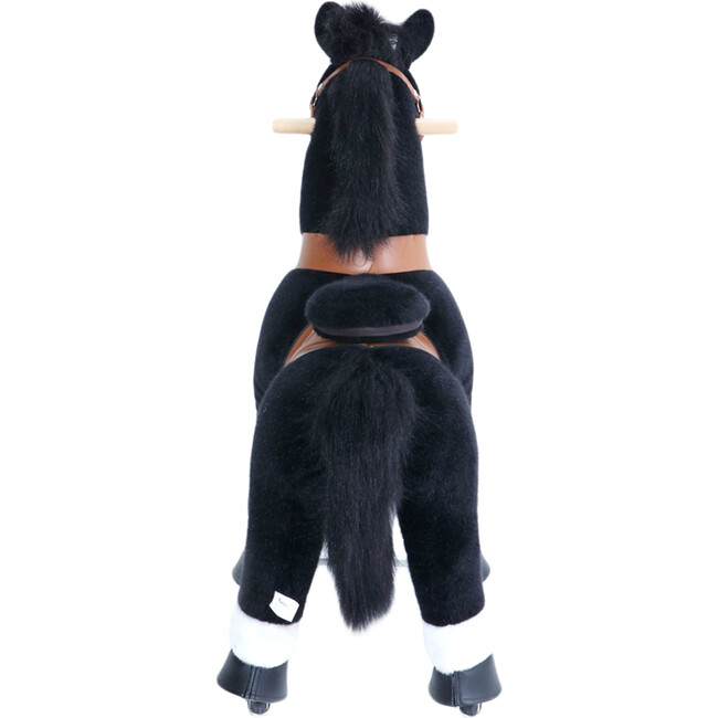 Black Horse with White Hoof, Medium - Ride-On - 4