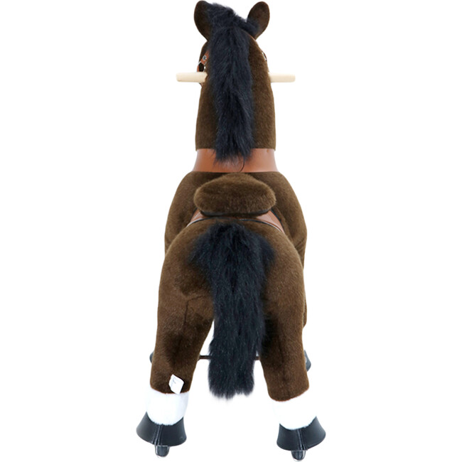 Dark Brown Horse with White Hoof, Medium 2019 - Ride-On - 4