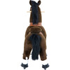 Dark Brown Horse with White Hoof, Medium 2019 - Ride-On - 4
