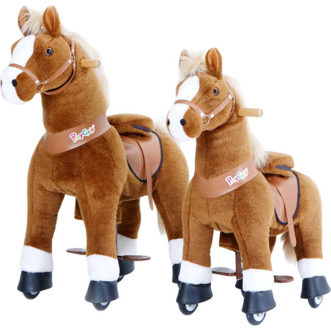 Brown Horse with White Hoof, Medium 2019 - Ride-On - 5