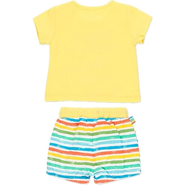 Sun T-Shirt Outfit Set, Yellow - Mixed Apparel Set - 2