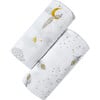 Organic Muslin Swaddle Gift Set, Sweet Dreams - Swaddles - 1 - thumbnail