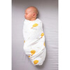 Organic Muslin Swaddle Gift Set, Fly Me To The Moon - Swaddles - 4