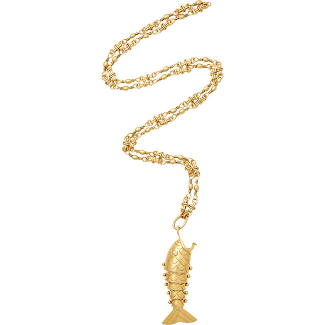 Tall Tale Necklace, Gold - Necklaces - 1