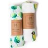 Organic Muslin Swaddle Gift Set, Tropical Paradise - Swaddles - 6