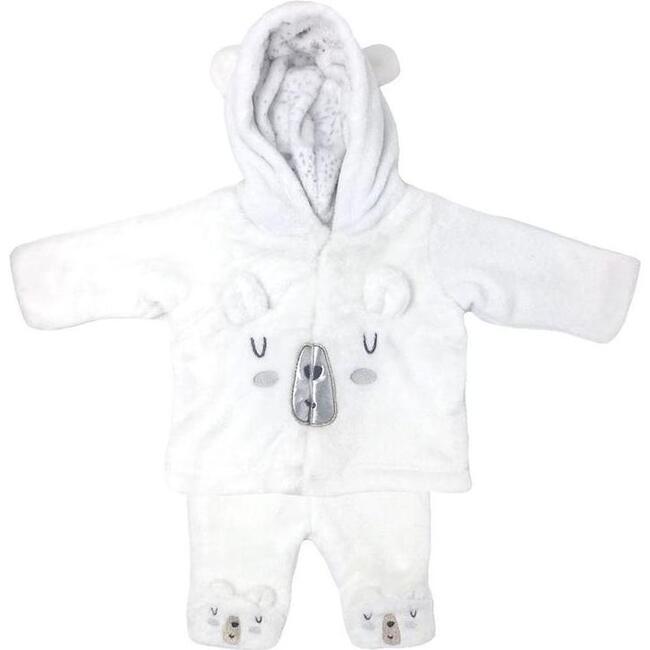 Arctic Polar Bear 2-Piece Set, White - Mixed Apparel Set - 1