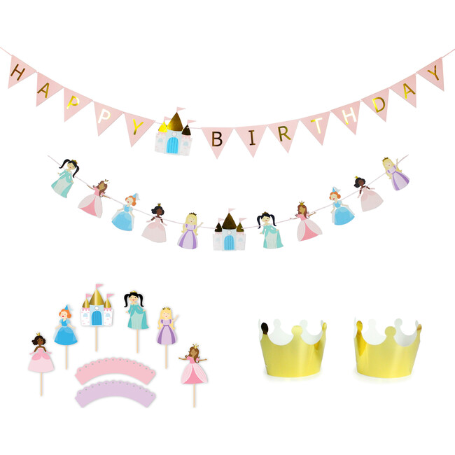 Pretty Princess Birthday Party Decoration Kit - Decorations - 1