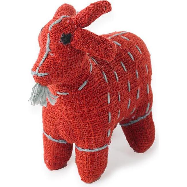 Stuffed Goat, Red - Plush - 2