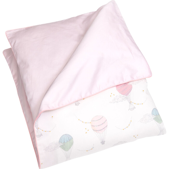 Touch the Sky Baby Duvet Set, Pink