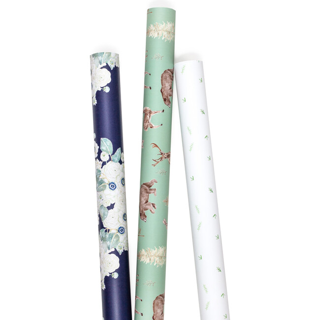 Baby Shower Wrapping Paper Trio