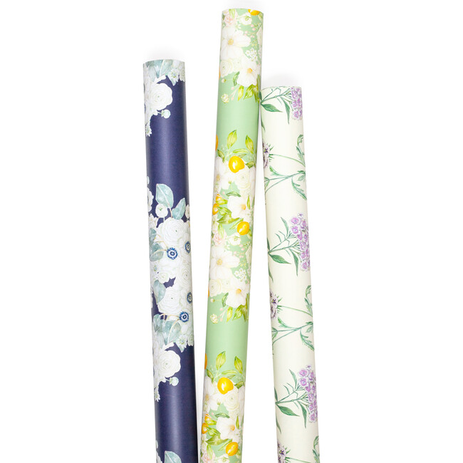 Blooming Wrapping Paper Trio