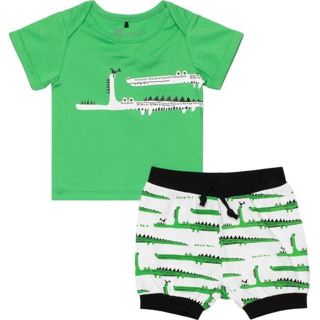 Croc Outfit Set, Green - Mixed Apparel Set - 1
