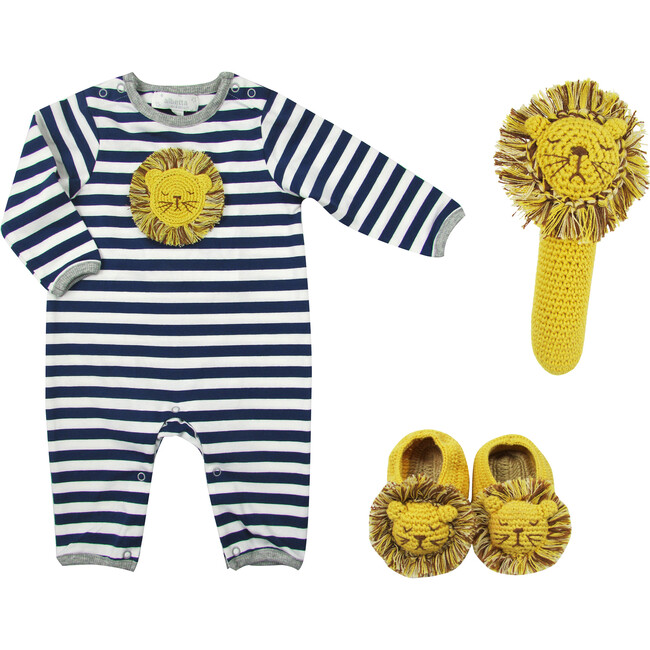 Crochet Lion Baby Gift Set - Mixed Gift Set - 1