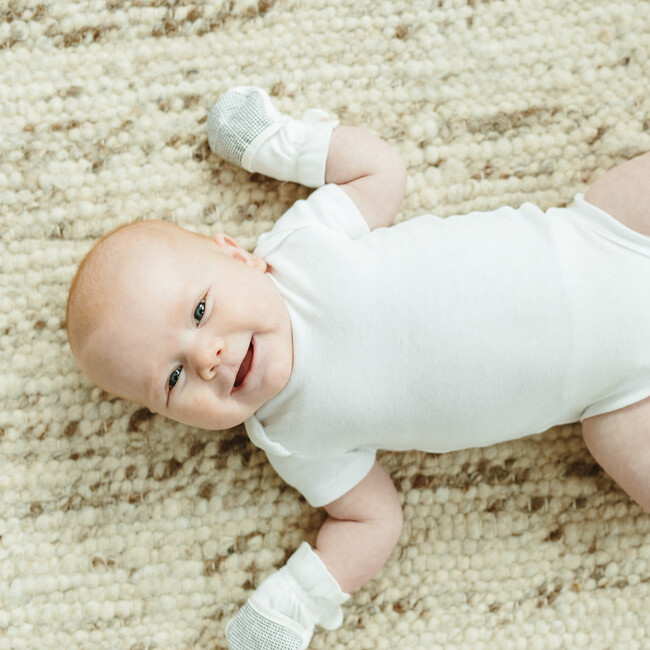 2pk Mitts, Drops Gray + Drops Aqua - Mixed Apparel Set - 5