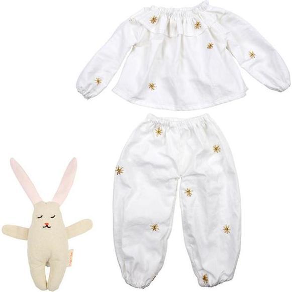 Pajamas & Bunny Dolly Dress-Up Kit - Doll Accessories - 1