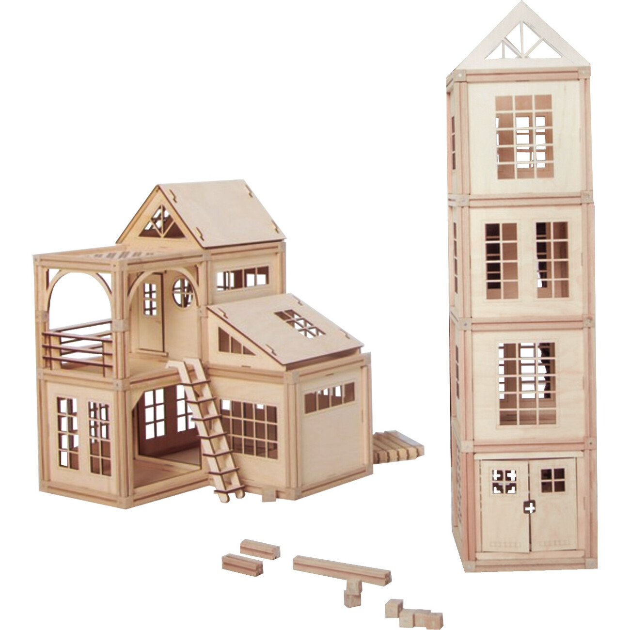 ドールハウス 10 Building blocks MarineWebster Doll House My