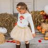 Turkey Flower Crown L/S Shirt, White - Shirts - 2
