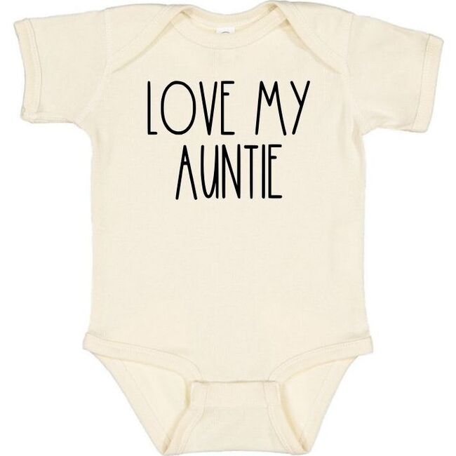 Love My Auntie S/S Bodysuit, Natural