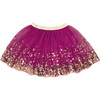 Berry Sequin Tutu, Plum - Skirts - 1 - thumbnail