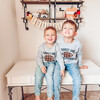 Turkey and Touchdowns L/S Sweatshirt, Gray - Sweatshirts - 2