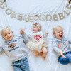 Turkey and Touchdowns L/S Sweatshirt, Gray - Sweatshirts - 3
