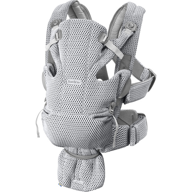 Baby Carrier Free 3D Mesh, Grey - Carriers - 1
