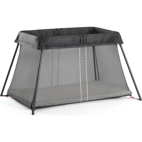 Travel Crib Light, Black Mesh - Travel Cribs - 1