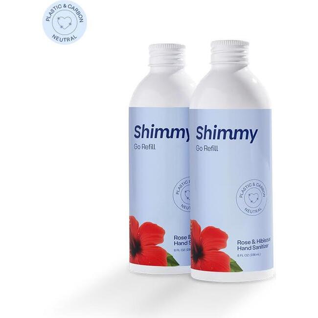 Shimmy 2-pack Sanitizer Refill, Rose & Hibiscus Fragrance
