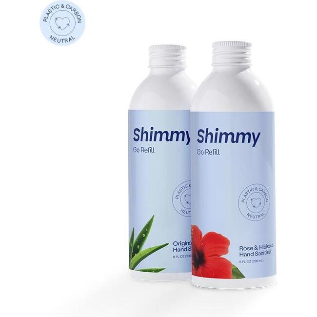 Shimmy 2-pack Sanitizer Refill, Original & Rose Hibiscus Fragrance - Hand Sanitizers - 1