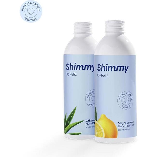 Shimmy 2-pack Sanitizer Refill, Original & Meyer Lemon Fragrance