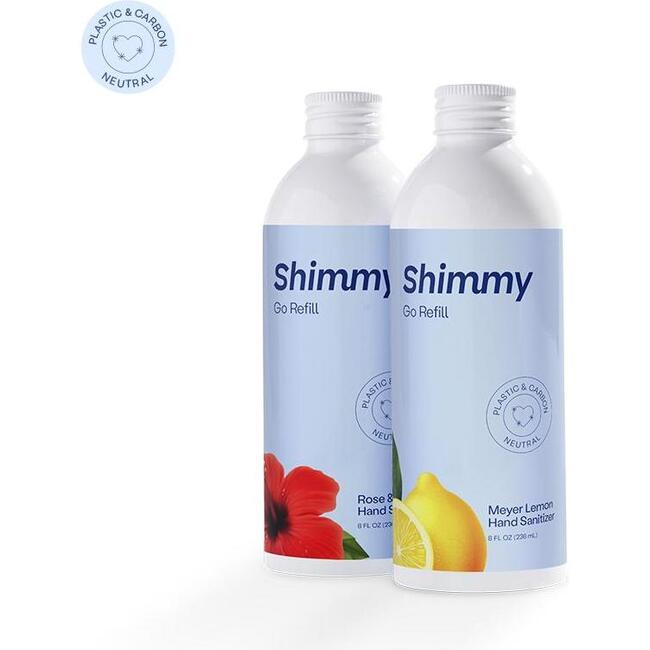 Shimmy 2-pack Sanitizer Refill, Meyer Lemon & Rose Hibiscus Fragrance - Hand Sanitizers - 1