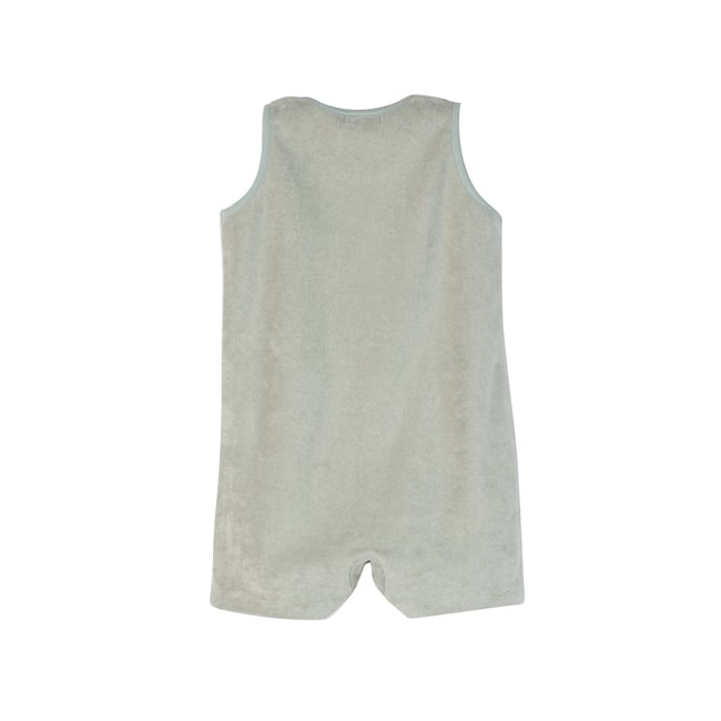 Baby Casey Shorts Romper, Light Sage