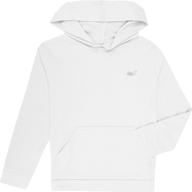 Pima Cotton Hoody, White