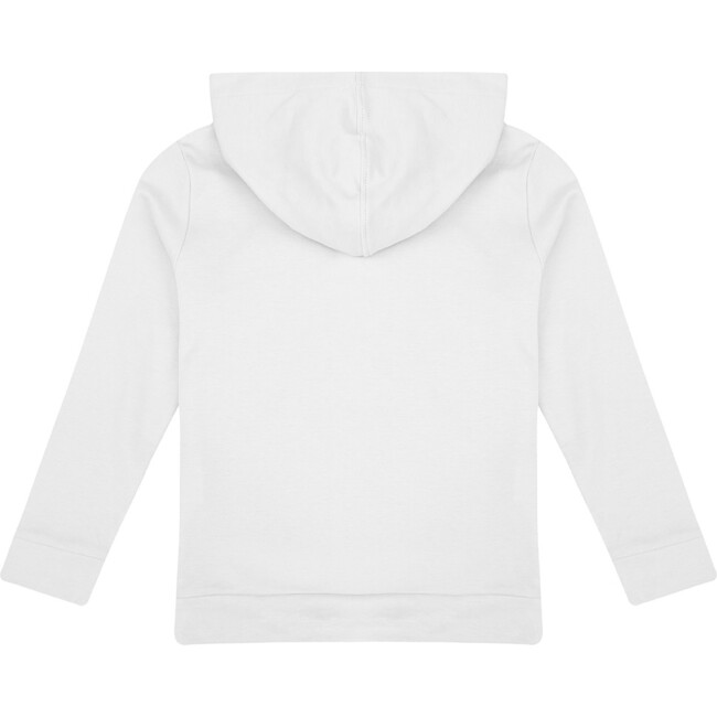 Pima Cotton Hoody, White