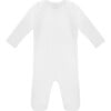 Pima Cotton Onesie, White - Onesies - 2