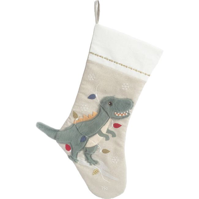 Festive Dino Stocking - Stockings - 1