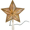 Iridescent Star Tree Topper, Gold - Toppers - 1 - thumbnail