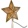 Iridescent Star Tree Topper, Gold - Toppers - 4