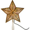 Iridescent Star Tree Topper, Gold - Toppers - 8