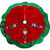 Velvet Nutcracker Tree skirt - Tree Skirts - 1 - thumbnail