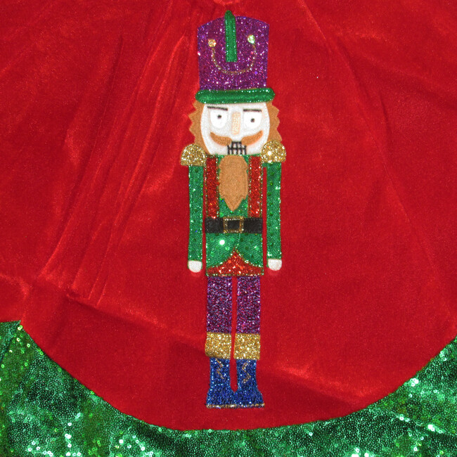 Velvet Nutcracker Tree skirt - Tree Skirts - 2