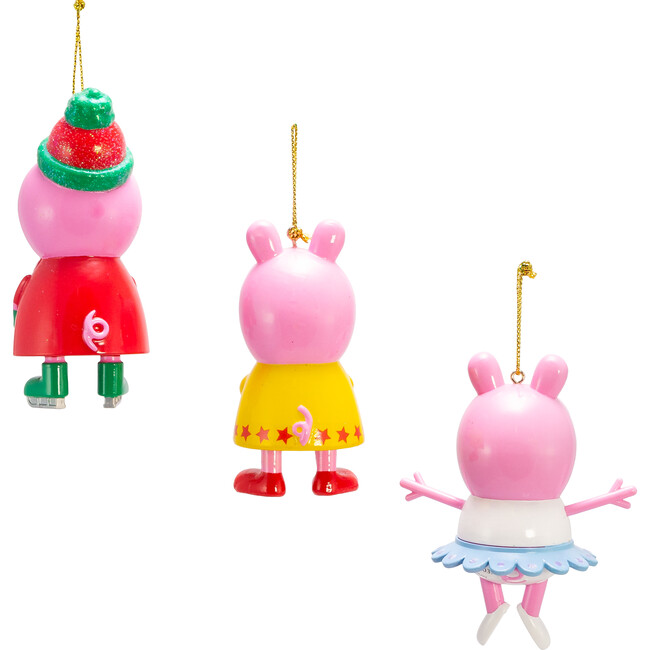 3-Piece Peppa Pig Blow Mold Ornament Set - Ornaments - 2