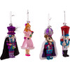 4-Piece Noble Gem Glass Nutcracker Suite Ornament Set - Ornaments - 1 - thumbnail