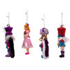 4-Piece Noble Gem Glass Nutcracker Suite Ornament Set - Ornaments - 3